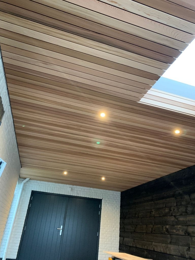 Rhombus planken schutting Western Red Cedar 18x68mm 18x92mm, Ophalen, Overige typen, Nieuw, Hardhout