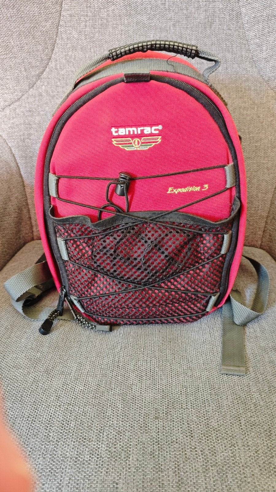 Tamrac Expedition 3 camera tas, Rood, Rugtas, Ophalen of Verzenden, Zo goed als nieuw