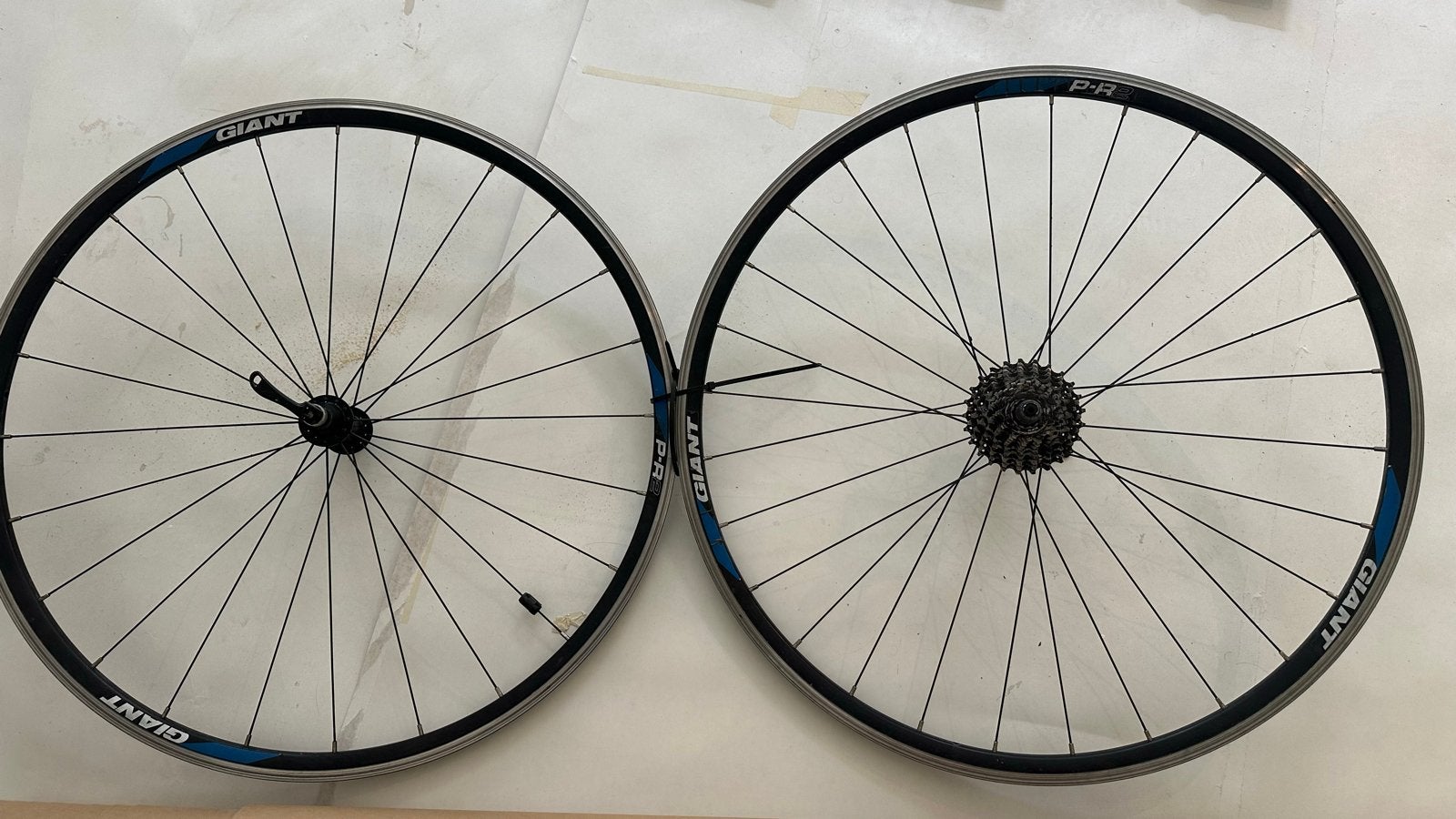 Giant PR-2 Wielset 700c Racefiets - Licht en Betrouwbaar, Wiel, Gebruikt, Ophalen of Verzenden, Aluminium