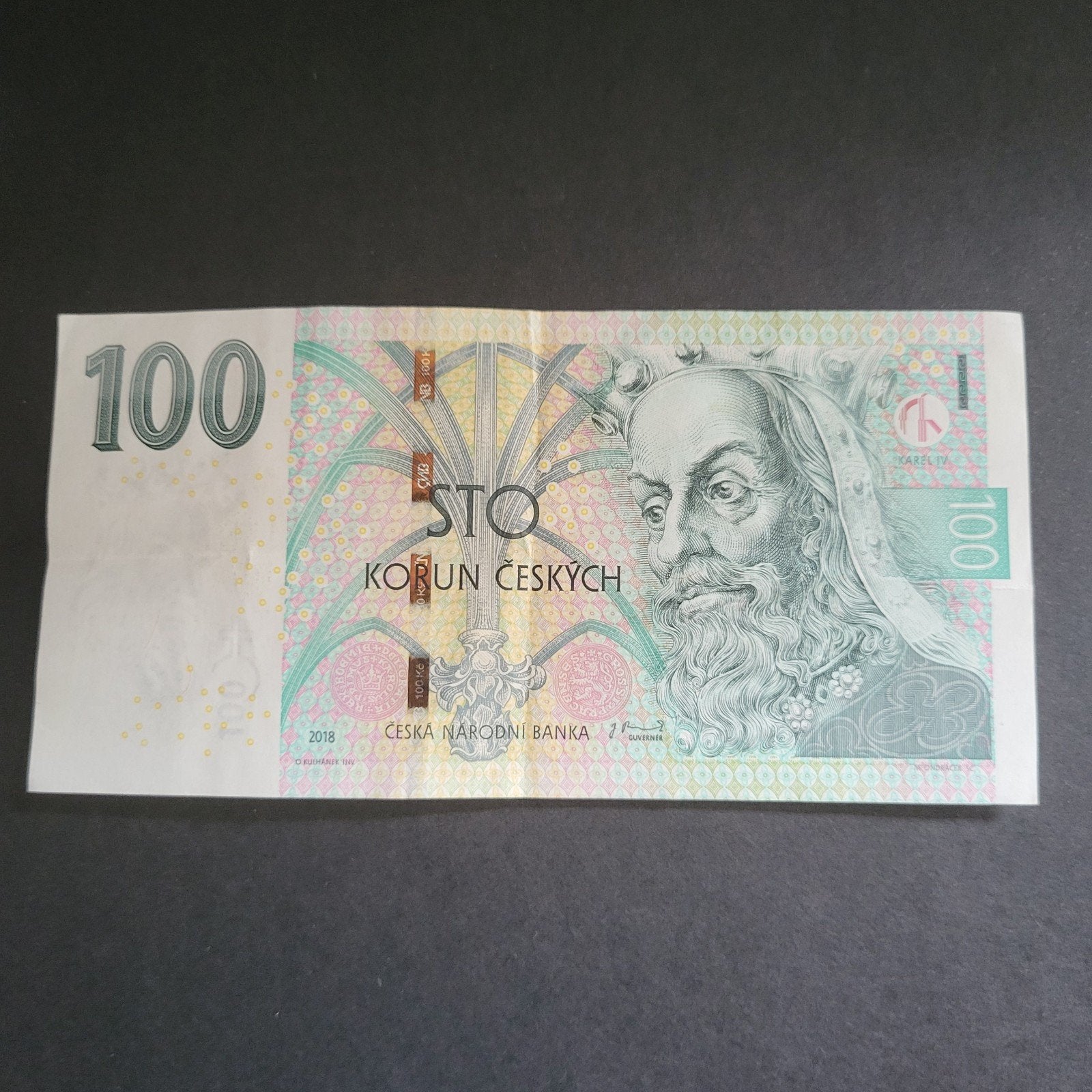 Tsjechische 100 Korun biljet - 2018, Verzenden, Overige landen, Los biljet