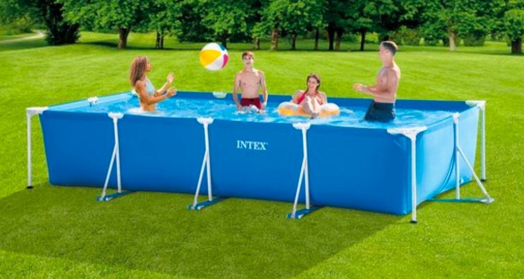Intex Rechthoekig Opzet zwembad - 450 x 220 x 84 cm, Ophalen of Verzenden