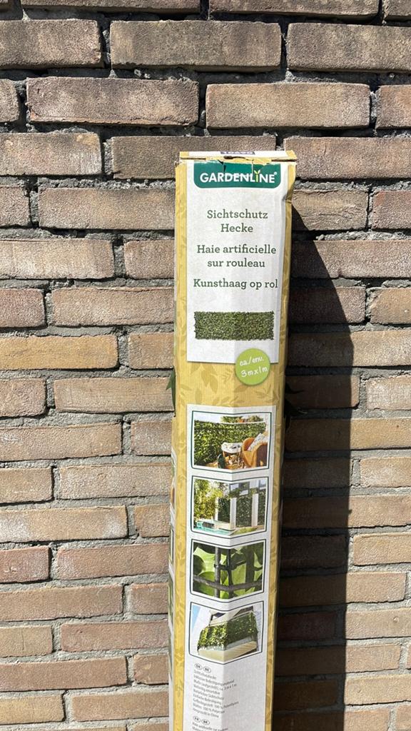 4x Kunsthaag op rol - Gardenline (3m x 1m), Ophalen, Nieuw
