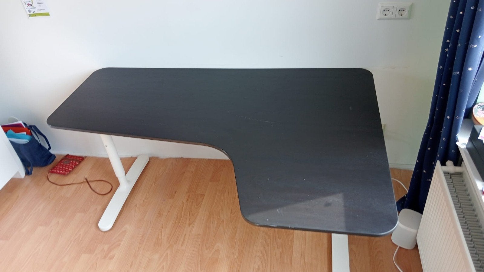 IKEA hoekbureau - type BEKANT, Ophalen, 160 cm, Gebruikt, Hoekbureau
