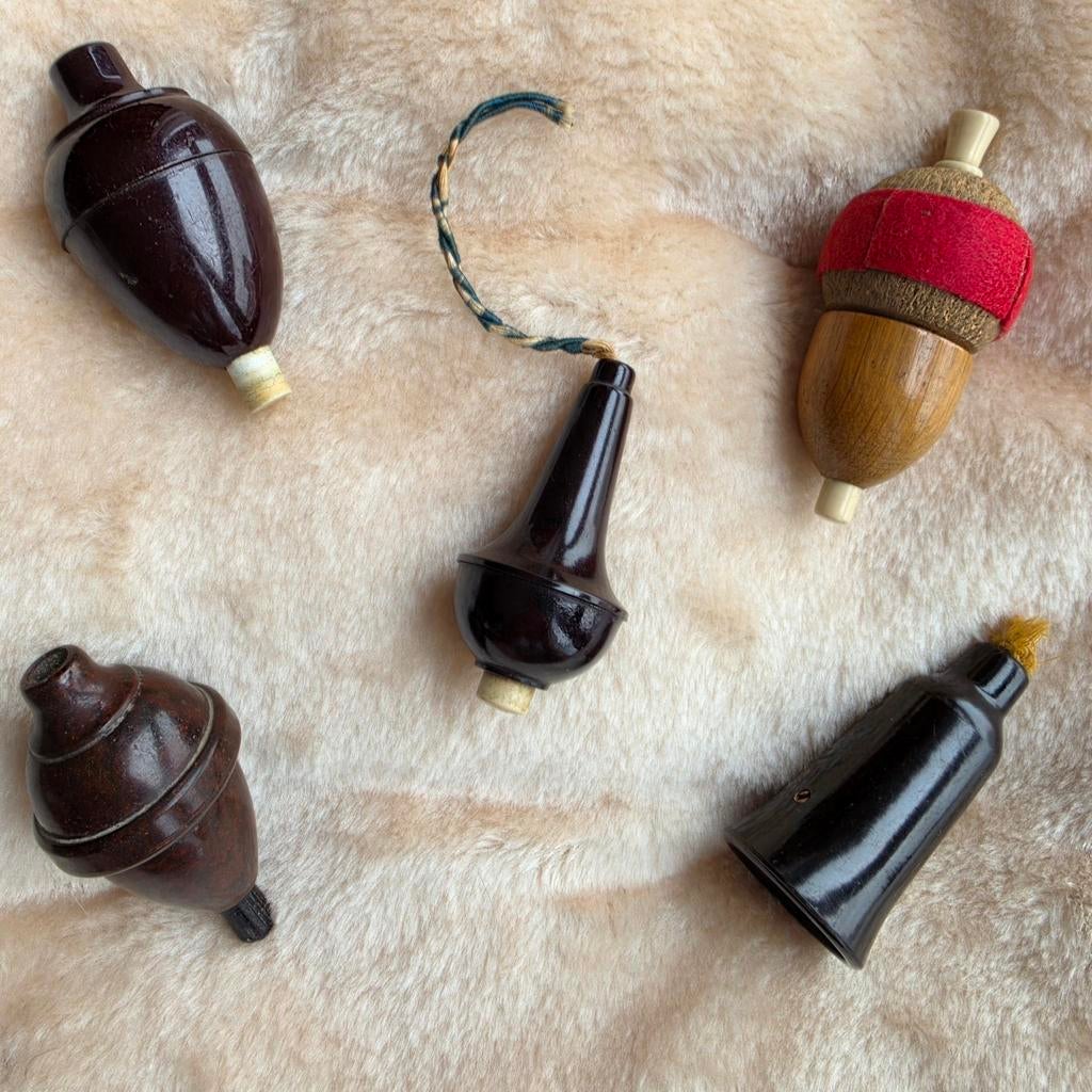 Vintage bakelieten drukknop schakelaar dienstbodebel, Ophalen of Verzenden