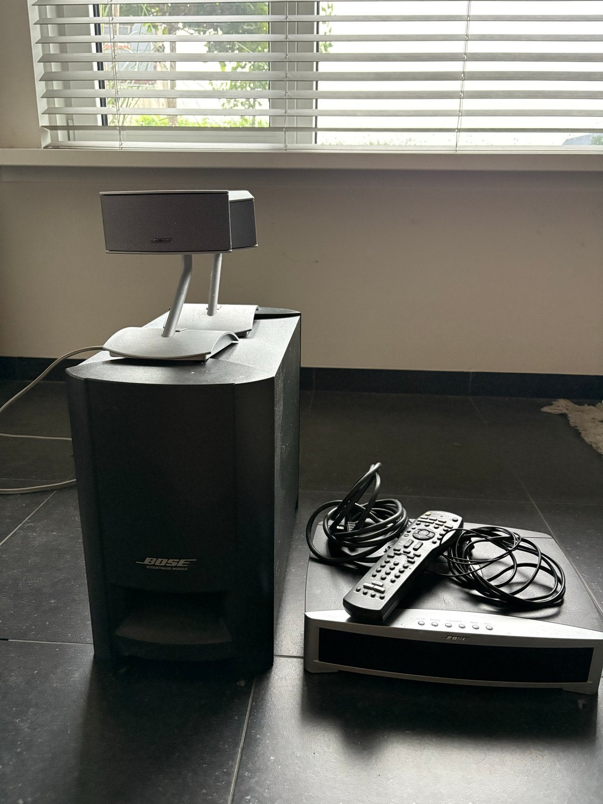 Bose Acoustimass 1-2-3 Serie II Home Cinema Systeem, Gebruikt, 2.1-systeem, 70 watt of meer, Overige spelers