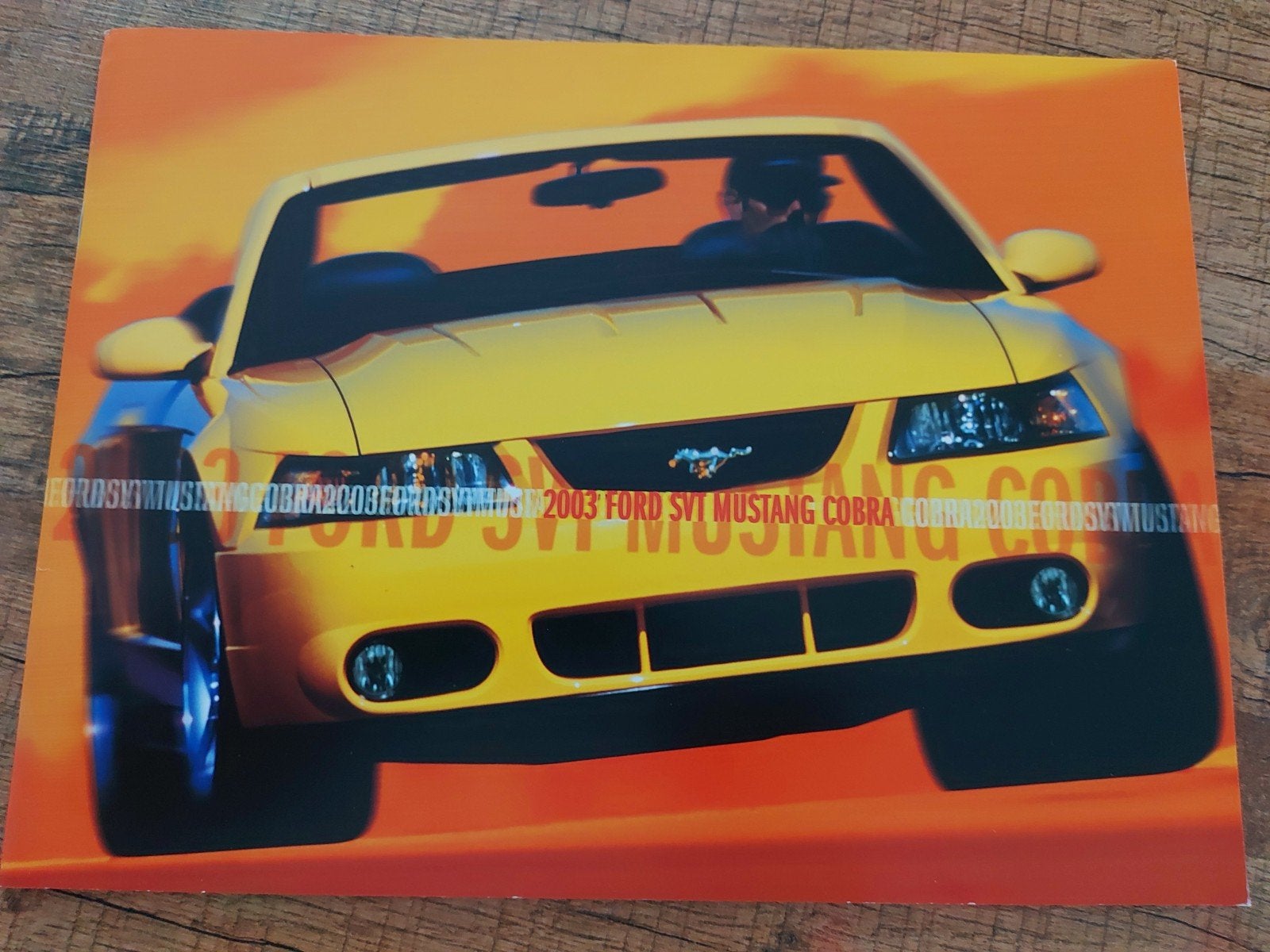 USA Ford SVT Mustang Cobra folder, Ophalen of Verzenden, Zo goed als nieuw, Ford