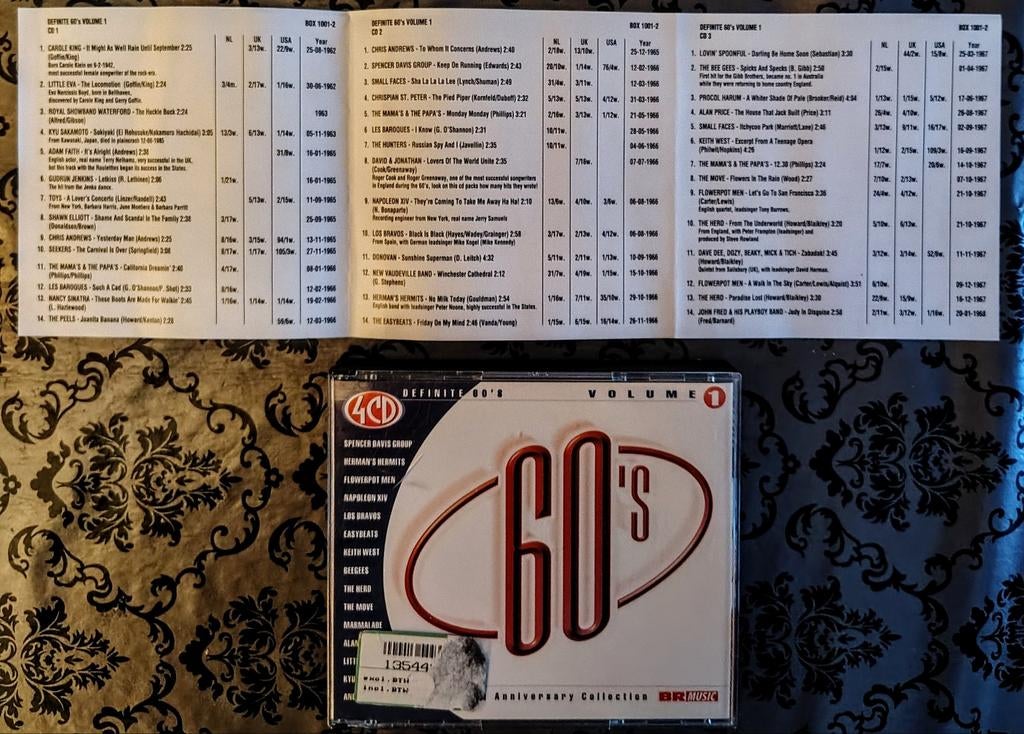 4CD Box 60's, Verzamelen, Ophalen of Verzenden, Zo goed als nieuw, Buitenlandse clubs