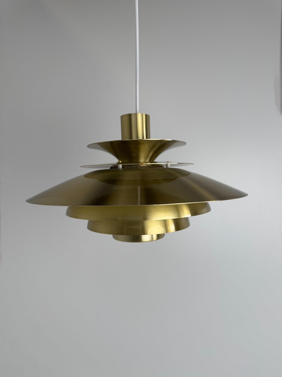 Jeka “Verona” Pendant Lamp by Kurt Wiborg (1970s), Ophalen, Z, Z, Z