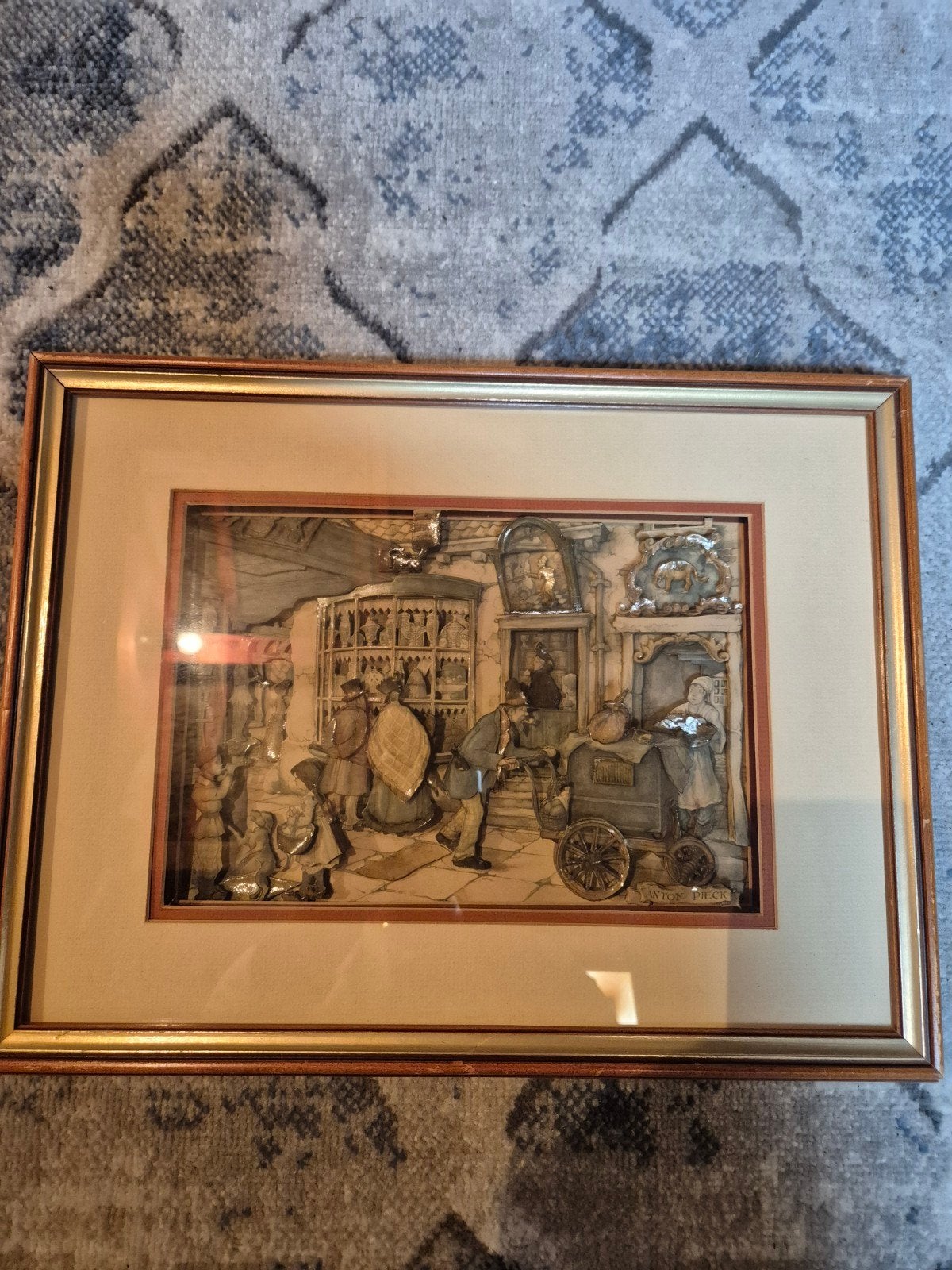 Anton pieck 3d tafereel, Antiek en Kunst, Ophalen of Verzenden