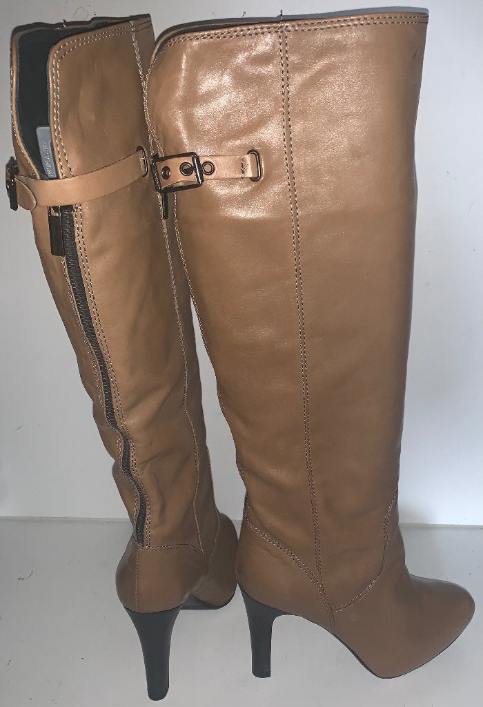 Jeannot geheel leren caramel bruine laarzen mt 39 Nieuw!, Hoge laarzen, Bruin, Jeannot, Nieuw