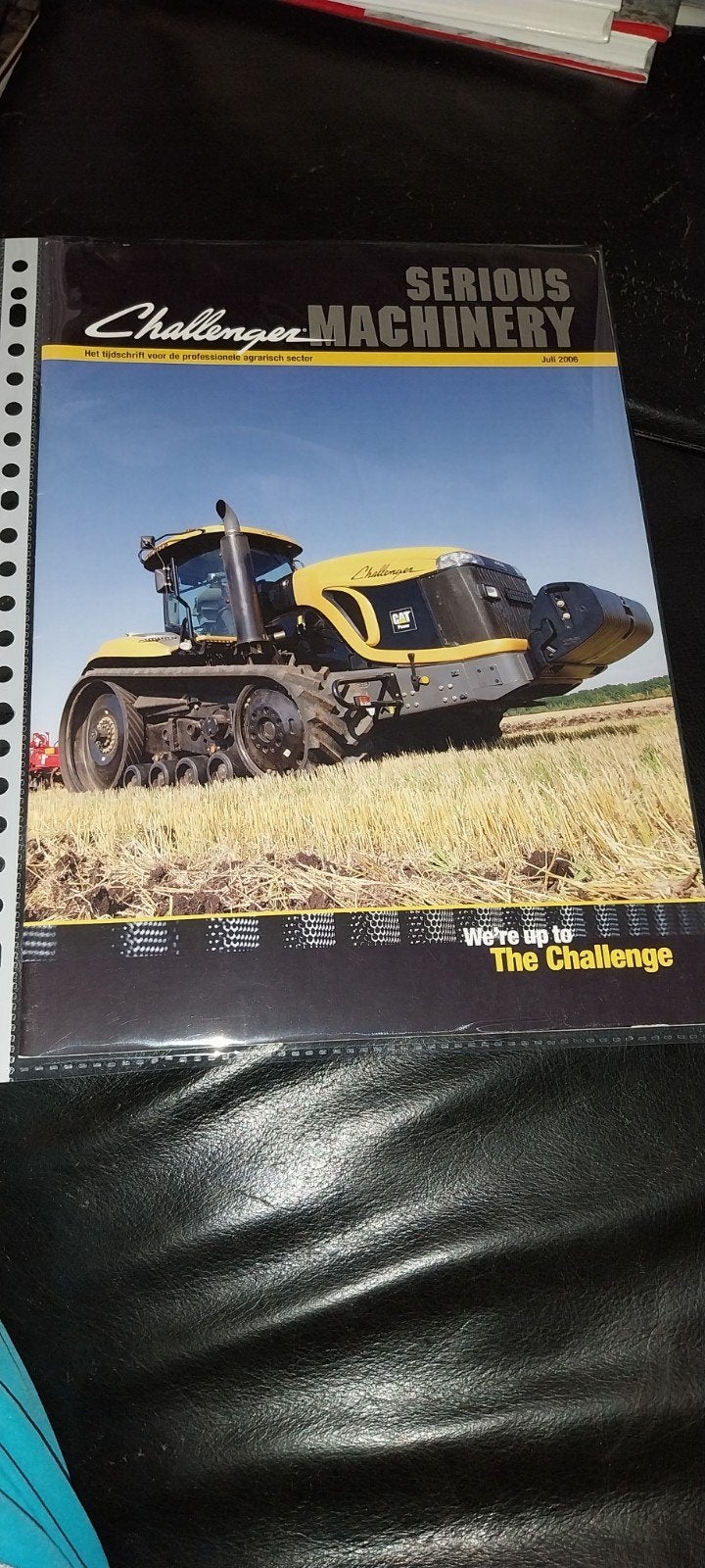 Challenger rups trekker folder caterpillar traktor brochure, Ophalen of Verzenden