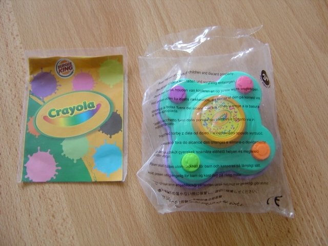 Burger King Crayola speeltje tekenen, Hobby en Vrije tijd, Ophalen of Verzenden, Zo goed als nieuw, Overige typen