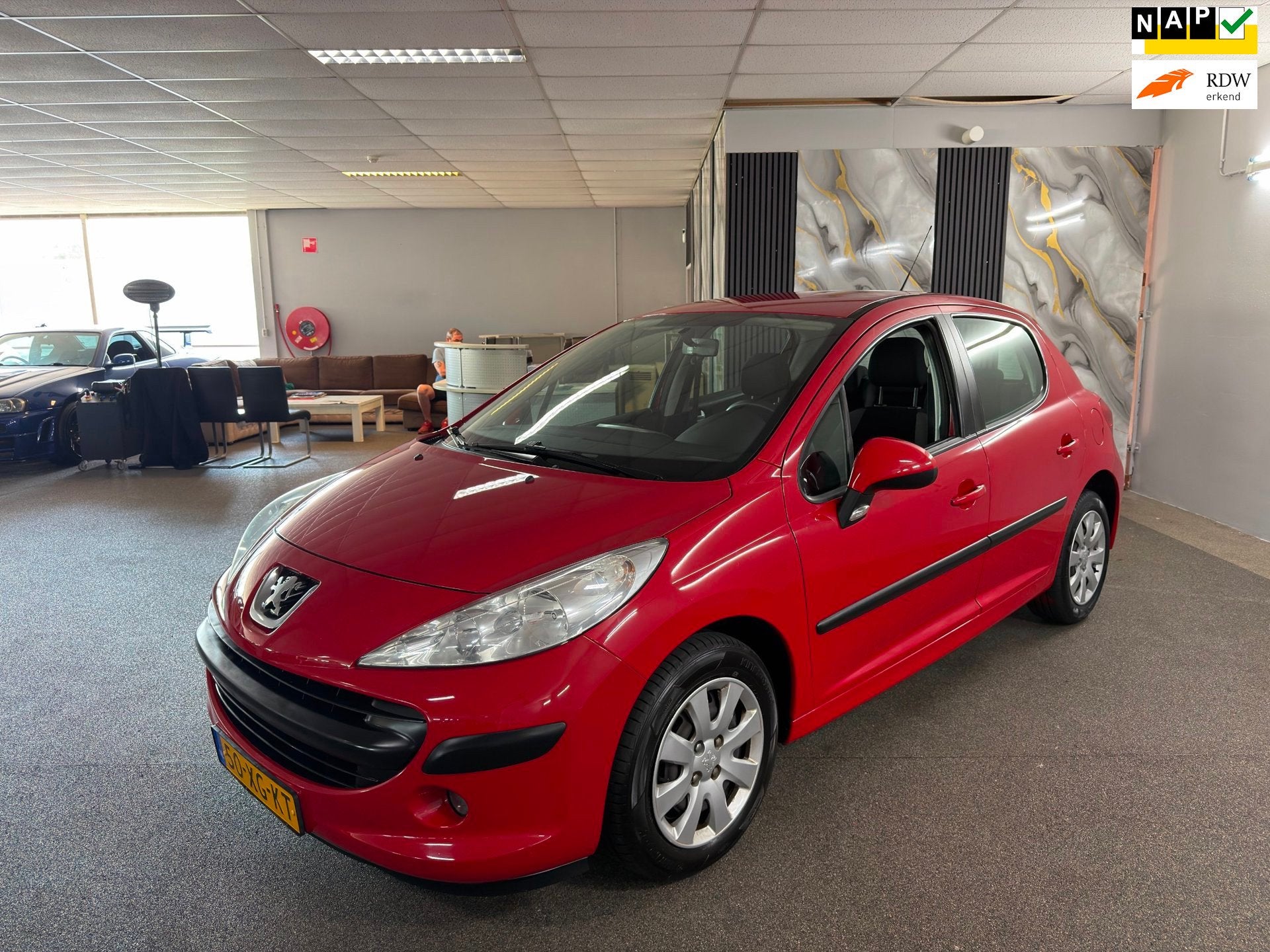 Peugeot 207 1.4 Color-line Apk Nieuw,2e eigenaar,Airco,Bluet, Voorwielaandrijving, Stof, Zwart, 4 cilinders