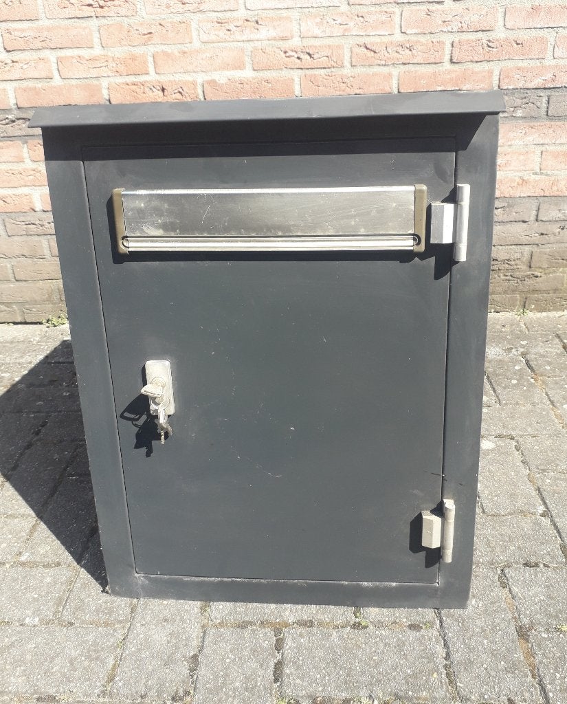 brievenbus, Tuin en Terras, Ophalen, Gebruikt, Staal, Inbouw