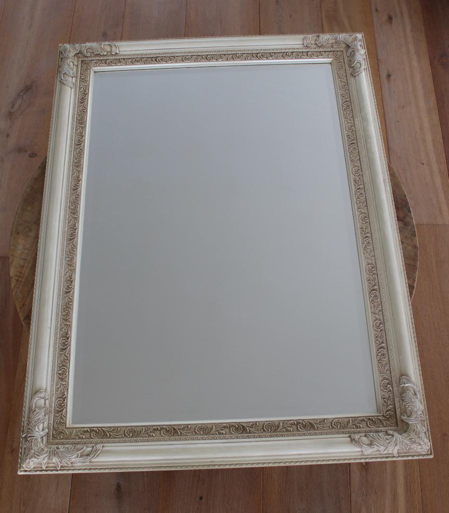 Brocante grote spiegel 109*79 cm, Huis en Inrichting, Woonaccessoires | Spiegels, Ophalen, 100 tot 150 cm, Zo goed als nieuw, 75 tot 100 cm
