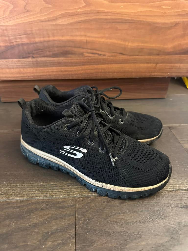 Skechers - maat 40, Zwart, Ophalen of Verzenden, Sneakers of Gympen, Gedragen