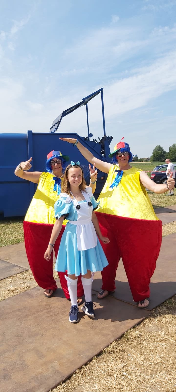 Tweedledum en Tweedledee kostuums, Ophalen, Zo goed als nieuw, Carnaval