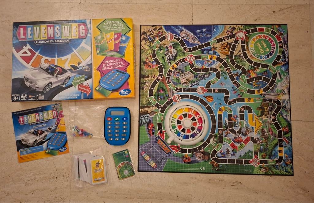 Levensweg elektronisch compleet, Hobby en Vrije tijd, Gezelschapsspellen | Bordspellen, Ophalen of Verzenden, Zo goed als nieuw