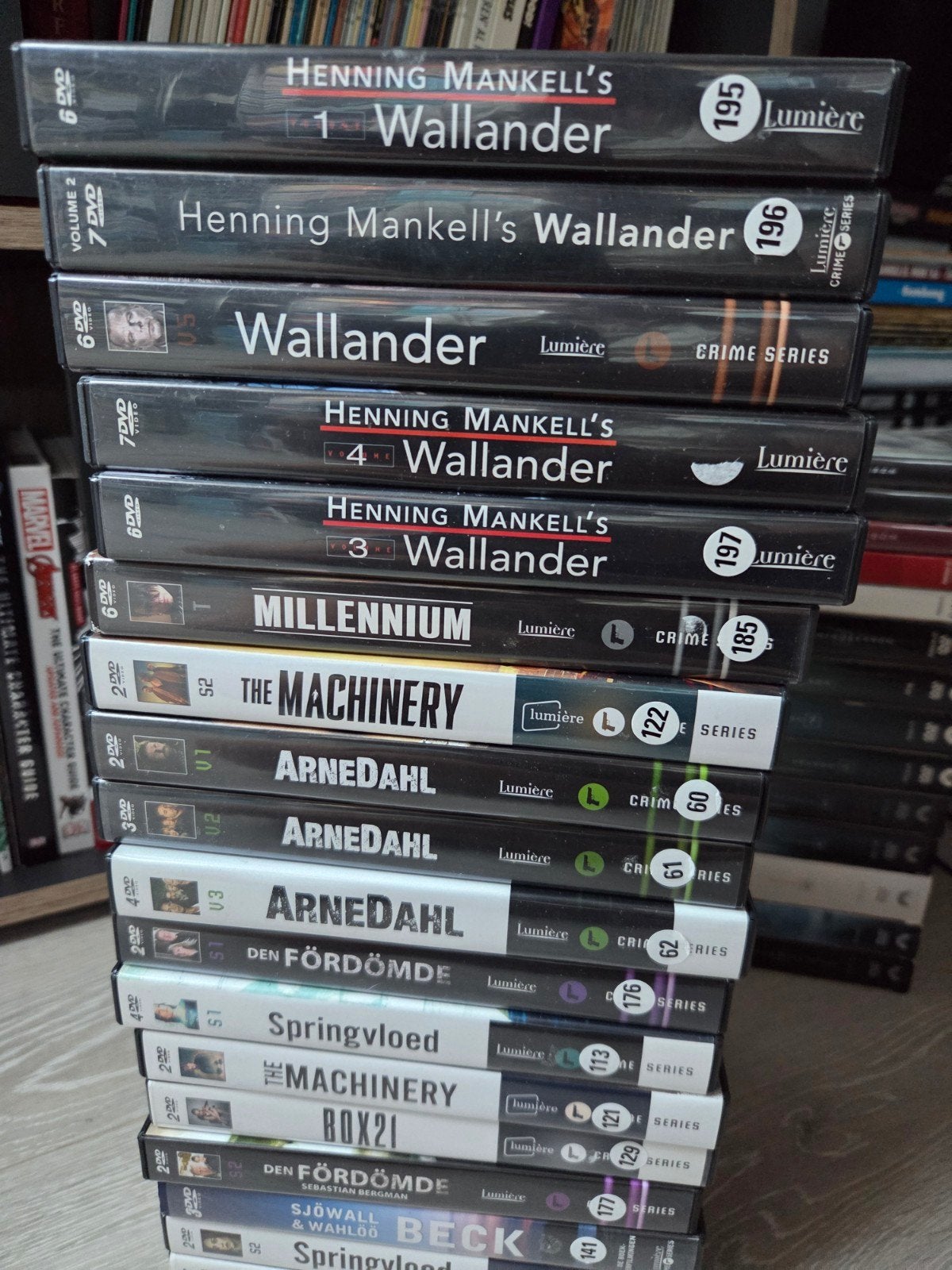 18x Lumiere Crime Series boxen, Vanaf 16 jaar, Ophalen of Verzenden, Zo goed als nieuw