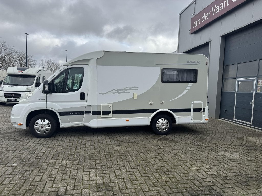 Dethleffs Globebus 3 T Ruimer rondzit achter, Caravans en Kamperen, Fiat, Koelkast, Tot en met 2, Dethleffs