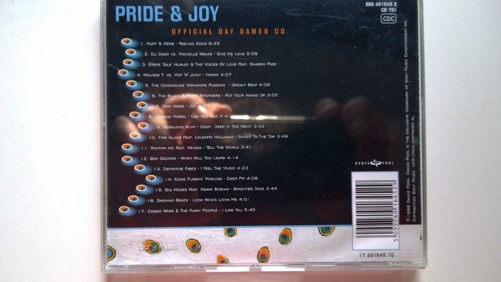 Pride & Joy - Official Gay Games CD, Ophalen of Verzenden, Zo goed als nieuw, Pop, Album