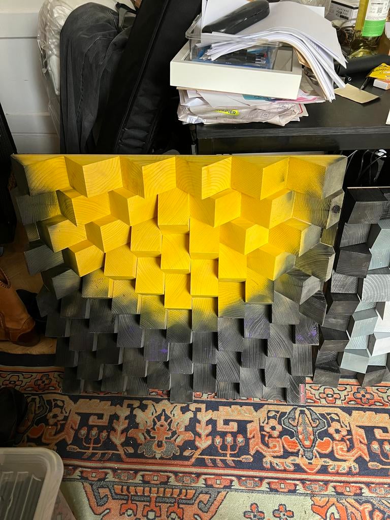Perfect Acoustic diffusers - 4 stuks voor studio/luisterkame, Ophalen, Zo goed als nieuw
