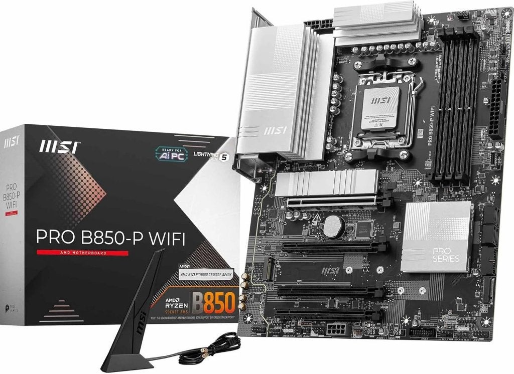 MSI PRO B850-P WIFI Moederbord, Computers en Software, Moederborden, Ophalen of Verzenden, Zo goed als nieuw, ATX, DDR5