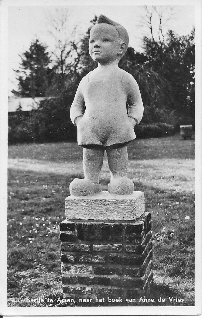 Ansichtkaart  Bartje Assen (1958), Verzamelen, Ophalen of Verzenden, 1940 tot 1960, Gelopen, Drenthe