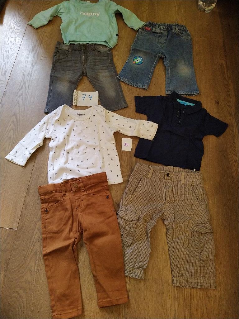 24 - Baby kleding jongen maat 74, Kinderen en Baby's, Babykleding | Maat 74, Ophalen of Verzenden, Gebruikt, Jongetje