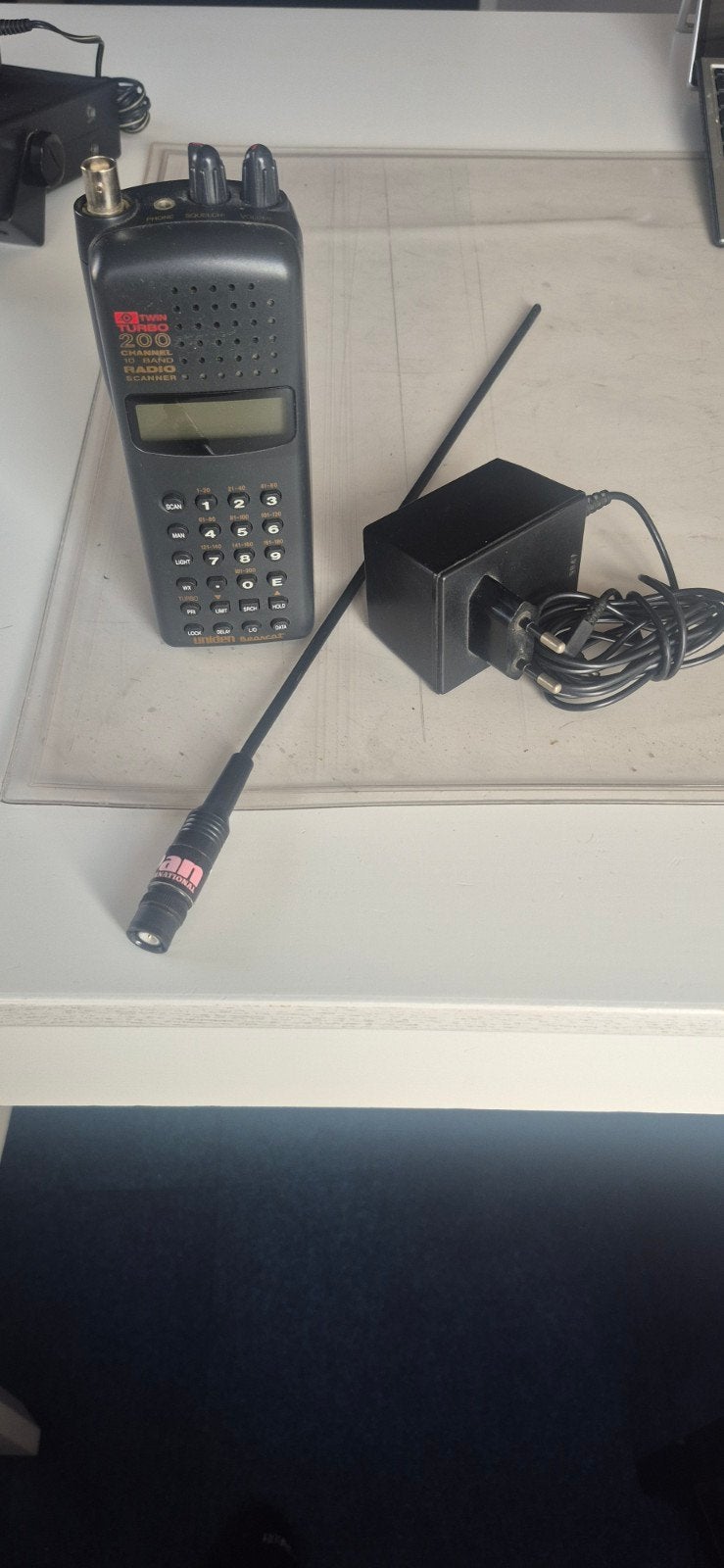 Uniden Bearcat Twin Turbo 200 Scanner met oplader, Ophalen of Verzenden, Gebruikt, 15 km of meer, Portofoon of Walkie-talkie