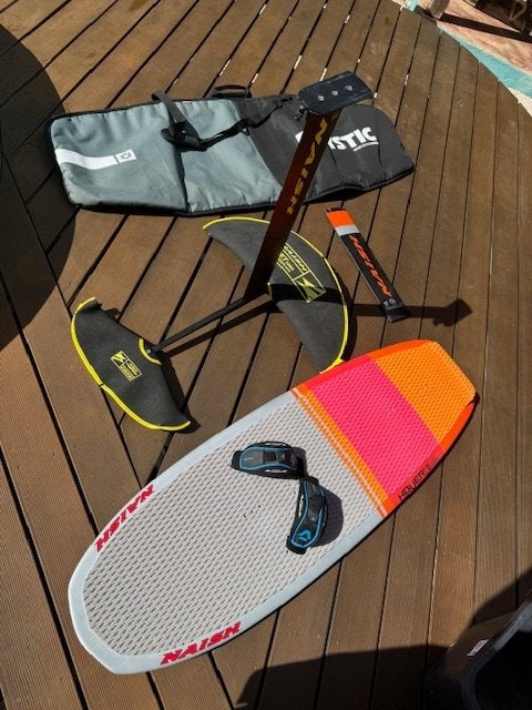 kite foil set- Naish, Watersport en Boten, Kitesurfen, Foil, Ophalen of Verzenden, Gebruikt, Kitesurf-set