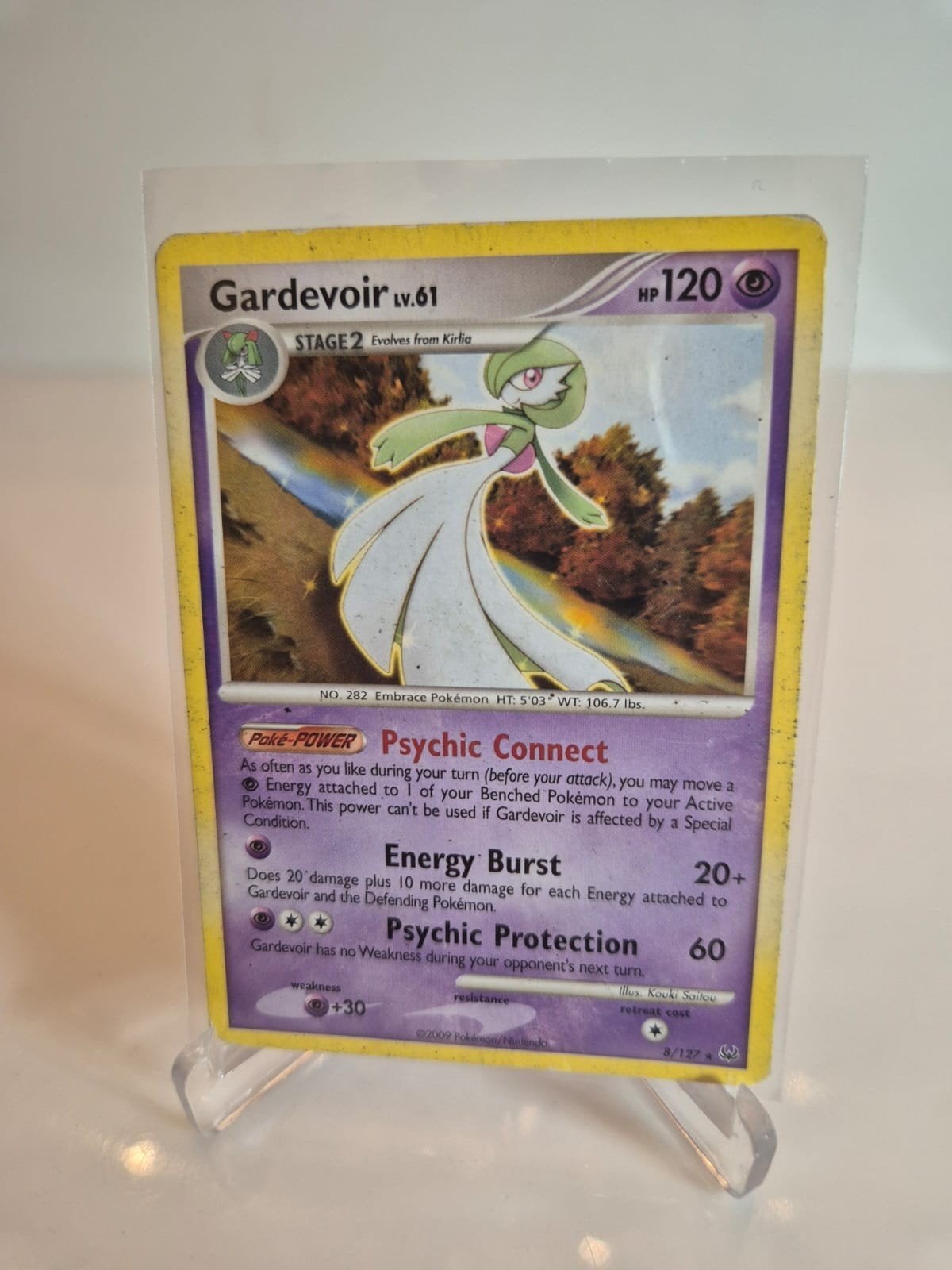 POKEMON KAART; GARDEVOIR LV.61, 8/127, NON HOLO, Ophalen of Verzenden, Zo goed als nieuw