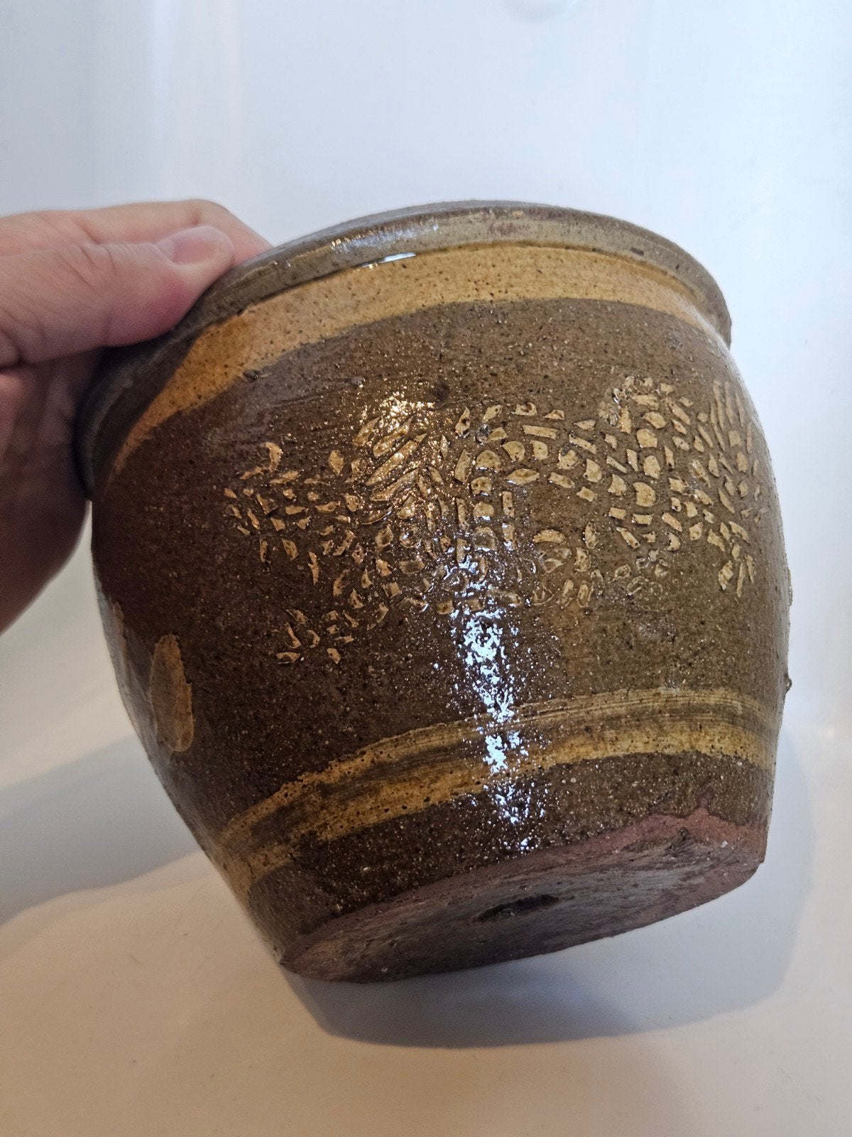 Vintage kleine Chinese drakenpot bloempot Thaise pot draak, Verzenden