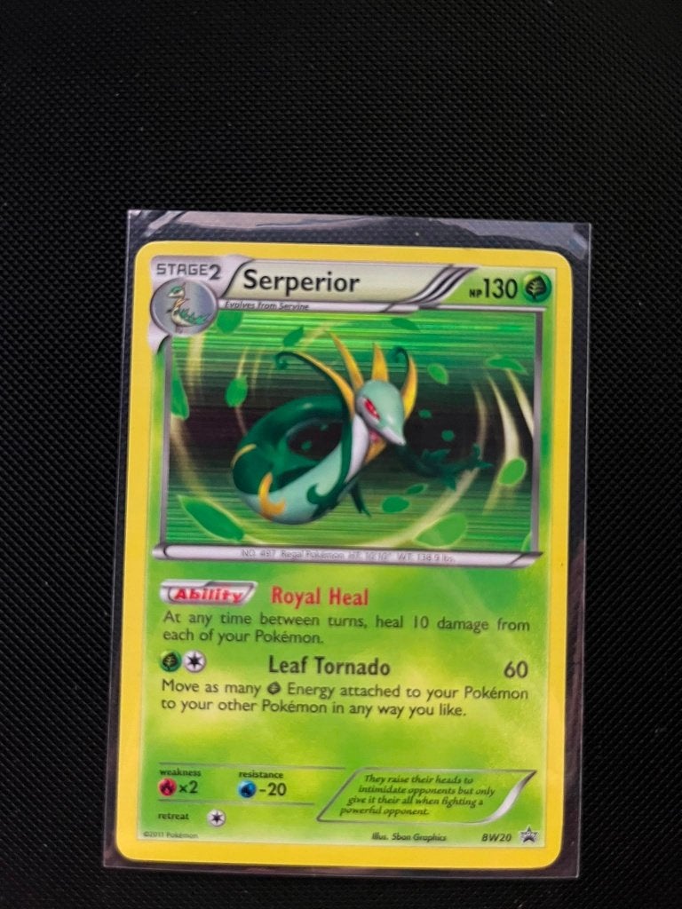 Serperior BW20 PROMO - Holo - Pokemon Kaart, Ophalen of Verzenden, Zo goed als nieuw