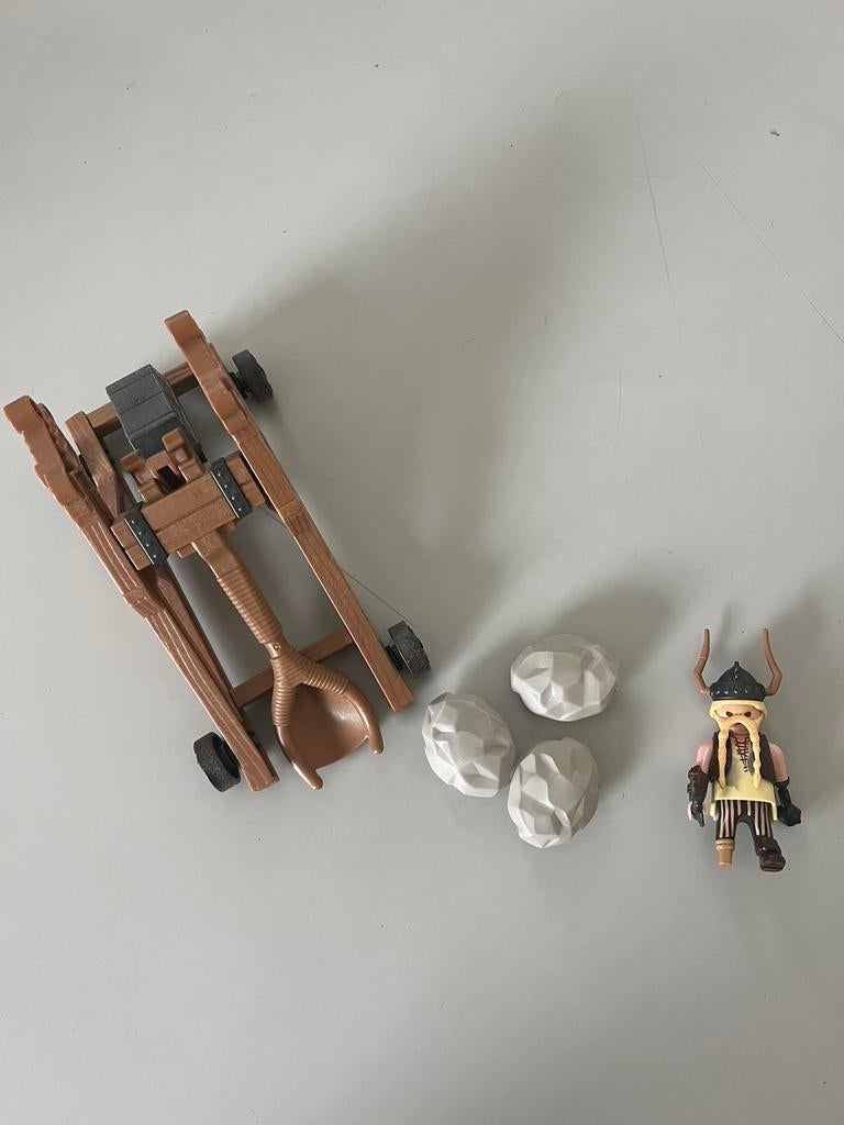Playmobil 9245 katapult, Ophalen of Verzenden, Zo goed als nieuw, Zilver, Overige materialen
