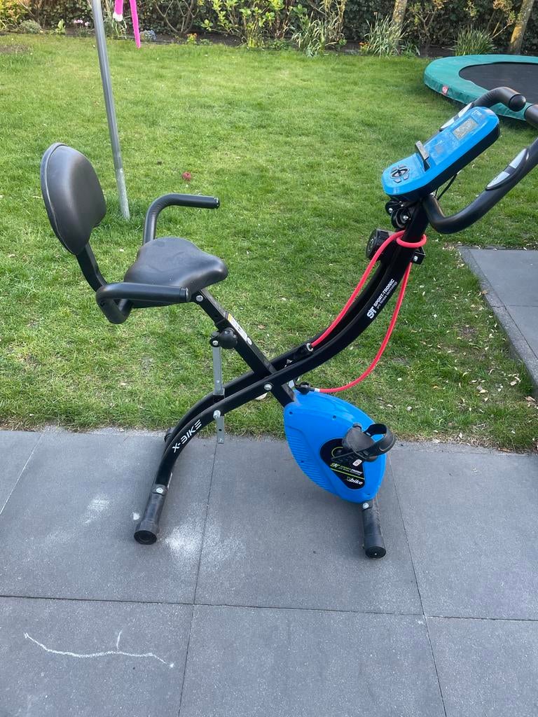 Sport-Tronic X-Bike Hometrainer - Opvouwbaar, Sport en Fitness, Gebruikt, Ophalen of Verzenden, Metaal, Benen