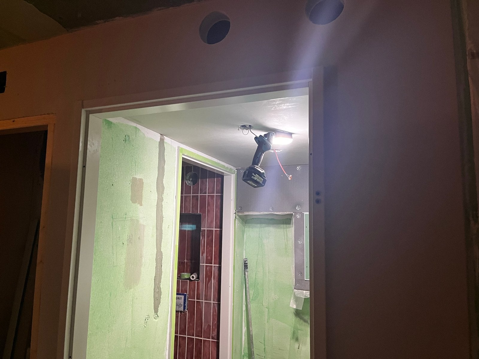 Kozijn opdek wit links draaiend, Deurkozijn, Nieuw, Metaal, 75 tot 150 cm