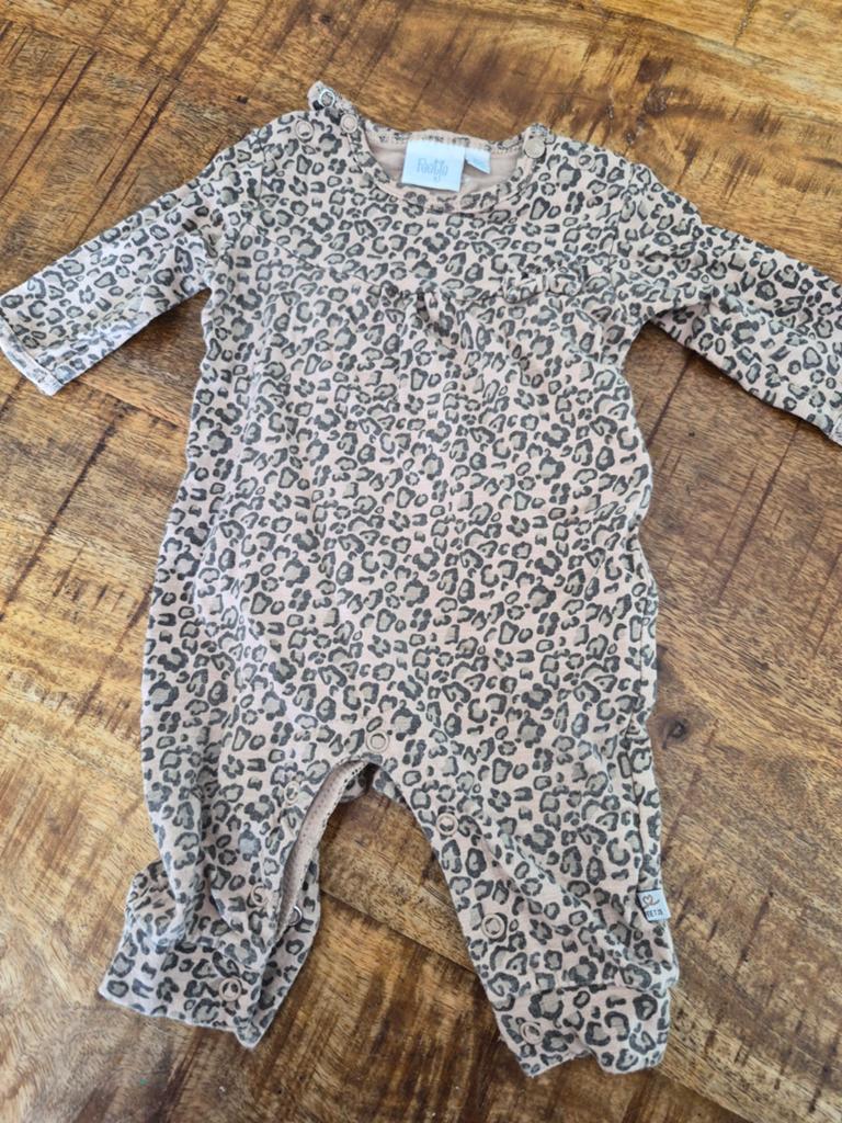 Feetje boxpakje maat 56 luipaardprint, Jongetje of Meisje, Ophalen of Verzenden, Zo goed als nieuw, Feetje