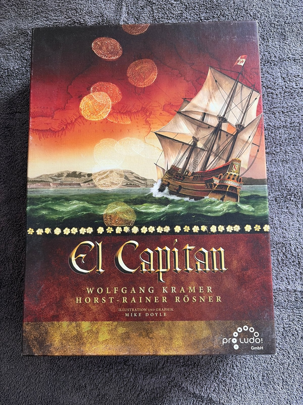 El Capitan Bordspel - Strategisch Handelsspel, Ophalen of Verzenden, Gebruikt
