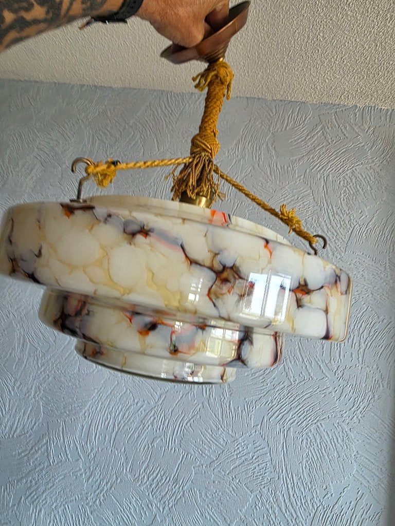 Art-Deco Schaallamp, Ophalen of Verzenden
