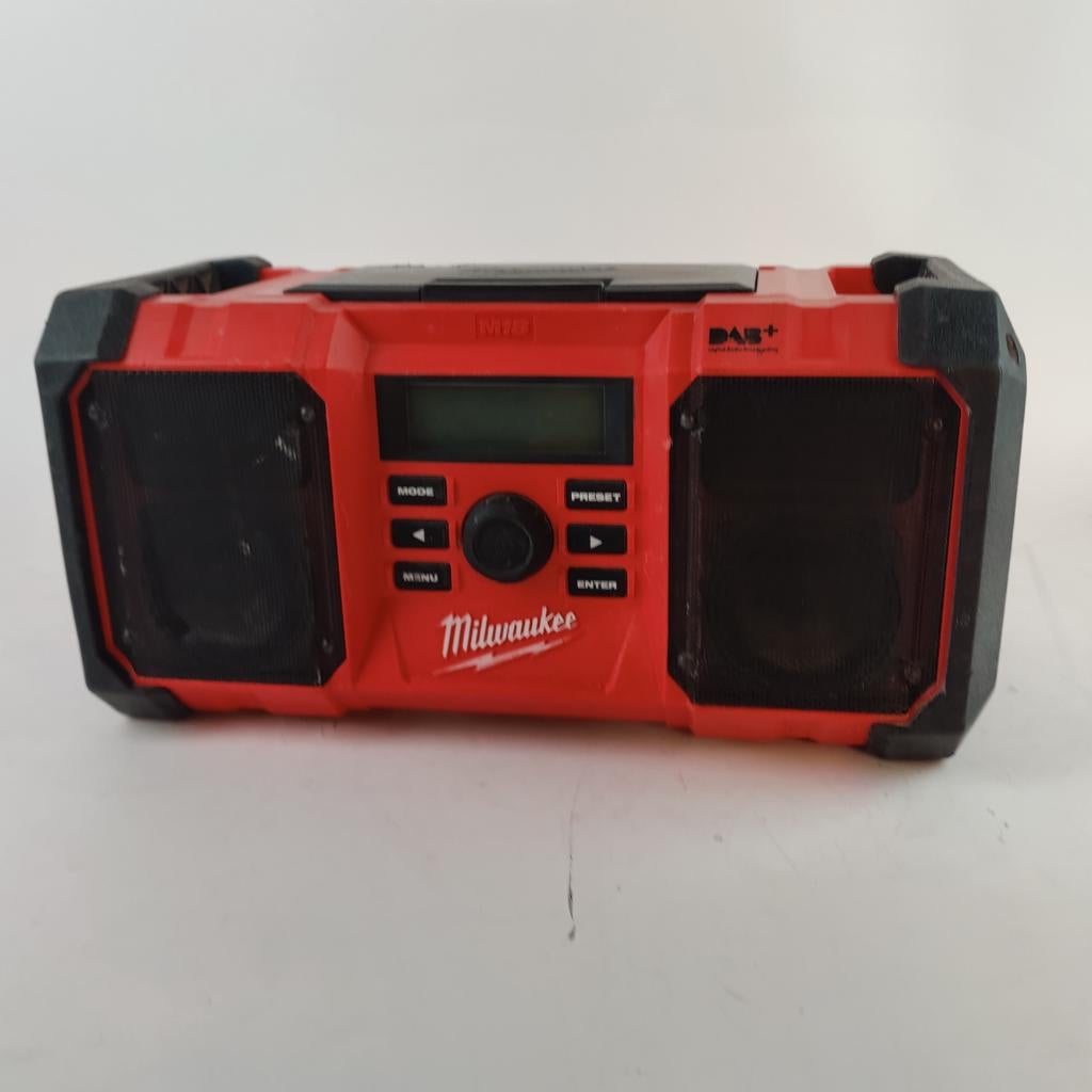 Milwaukee bouwradio m18 jsrdab+ || Nu voor € 129.99, Audio, Tv en Foto, Radio's, Gebruikt, Ophalen of Verzenden, Bouwradio, X