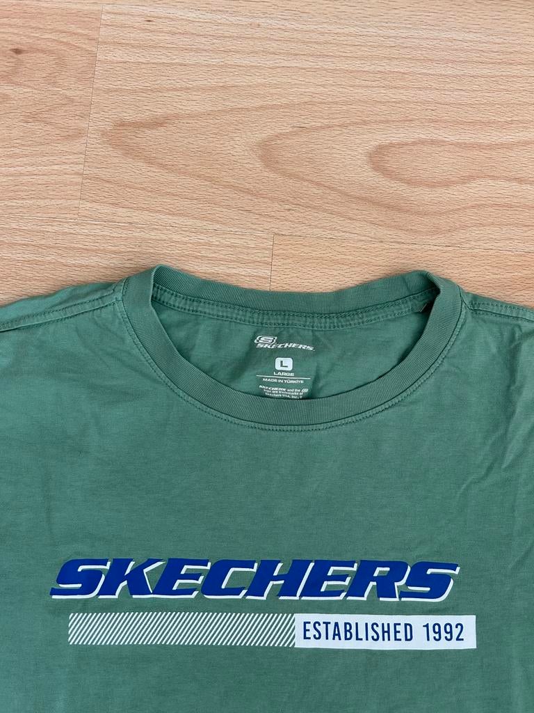 Skechers T-shirt Groen Maat L, Ophalen of Verzenden, Zo goed als nieuw, Maat 52/54 (L), Groen