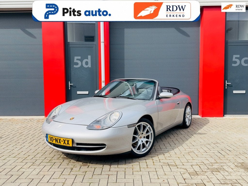 Porsche 911 Cabrio 3.4 Carrera Handbak + Hardtop, Auto's, Euro 2, Dealer onderhouden, Achterwielaandrijving, Gebruikt
