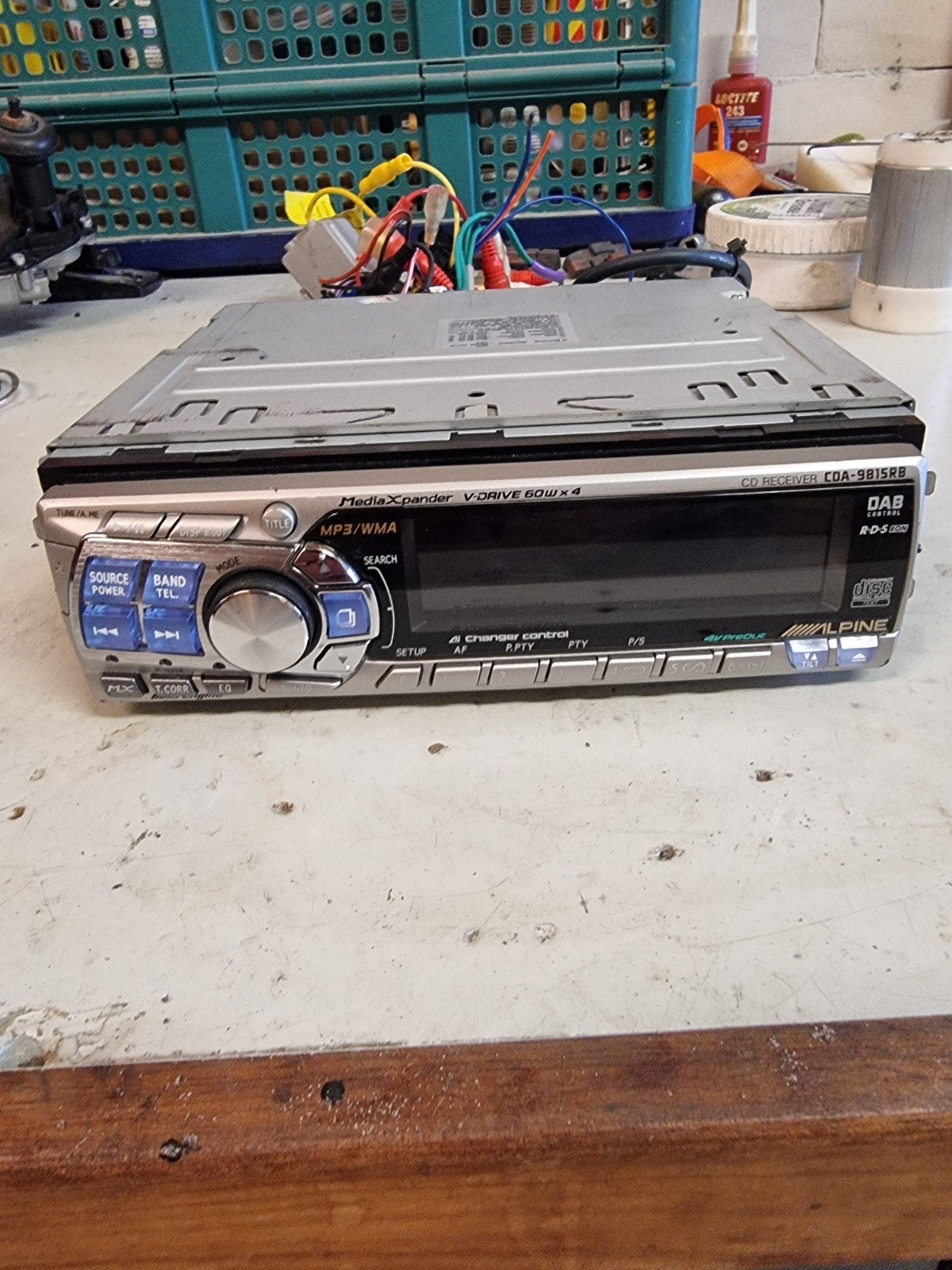 ZELDZAAM! Alpine CDA-9815RB, Ophalen of Verzenden, Gebruikt