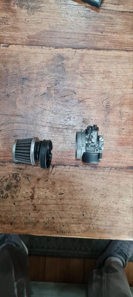 Originele tomos carburateur+ power filter, Ophalen of Verzenden, Carburateur