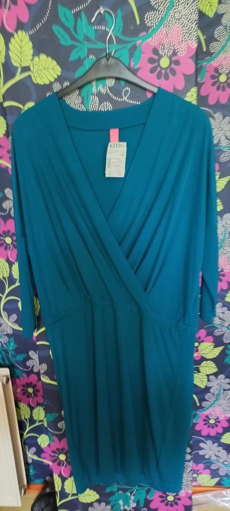 Kyra & Ko Jurk XXL Petrol Nieuw met kaartje, Kleding | Dames, Overige kleuren, Maat 46/48 (XL) of groter, Nieuw, Ophalen of Verzenden