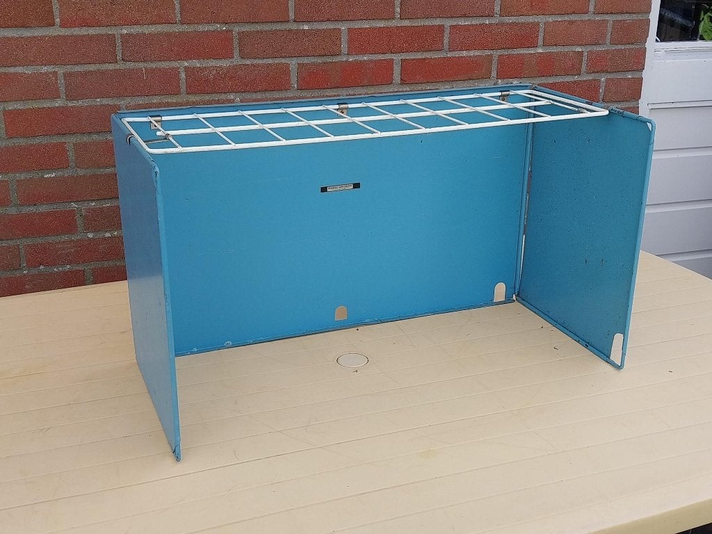 nostalgisch/vintage  windscherm voor kooktoestel, Ophalen, Gebruikt