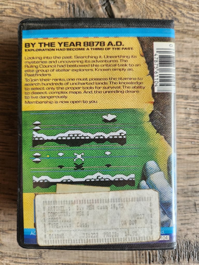 MSX spel Pastfinder, Avontuur en Actie, 1 speler, Ophalen of Verzenden, Zo goed als nieuw