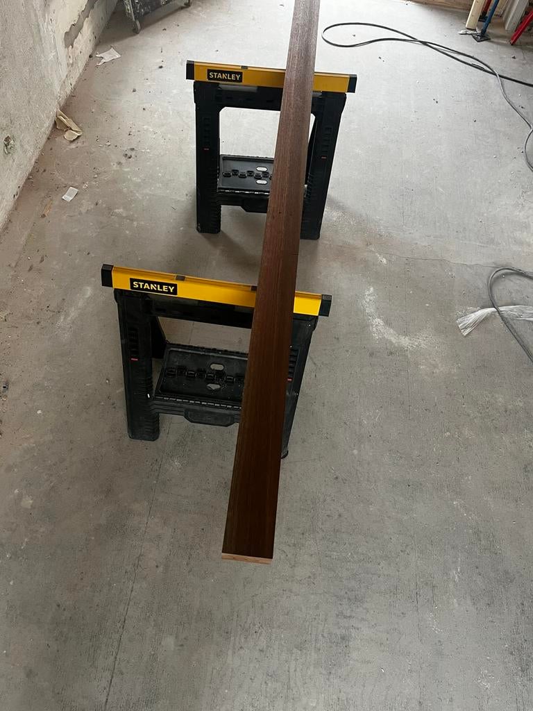Merantie balk 67x113mm/Lengte 245cm, Ophalen, Zo goed als nieuw, 200 tot 250 cm, 50 mm of meer