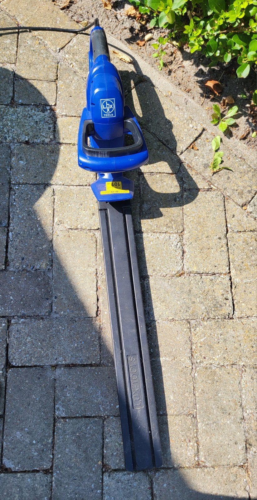 elektrische heggenschaar Lux Tools, Tuin en Terras, Heggenscharen, Ophalen, Gebruikt, Elektrisch, Lux Tools